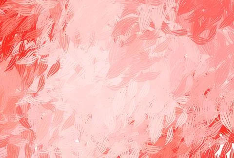 Light Red vector texture with abstract forms. 스톡 일러스트