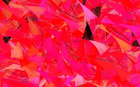 Light Red vector texture with abstract forms. Stock Illustration