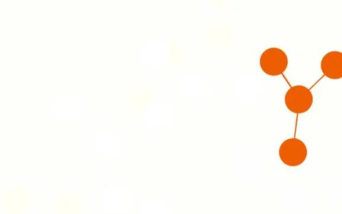 Light Red vector texture with artificial intelligence concept. Illustrazione stock