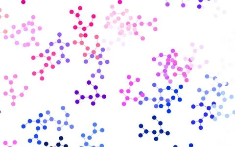 Light Red vector texture with artificial intelligence concept. Stock Illustration