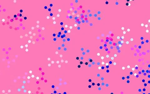 Light Red vector texture with artificial intelligence concept. Illustrazione stock