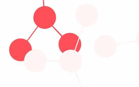 Light Red vector texture with artificial intelligence concept. Stock Illustration