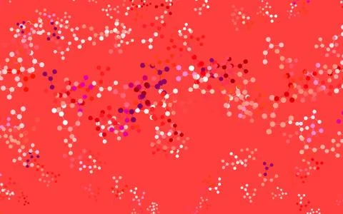 Light Red vector texture with artificial intelligence concept. Illustrazione stock