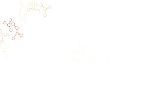 Light Red vector texture with artificial intelligence concept. Illustrazione stock