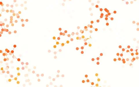Light Red vector texture with artificial intelligence concept. Stock Illustration