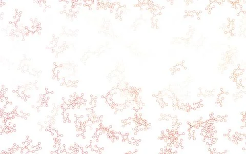 Light Red vector texture with artificial intelligence concept. Stock Illustration