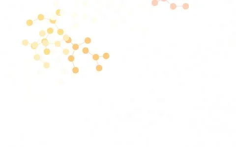 Light Red vector texture with artificial intelligence concept. Illustrazione stock
