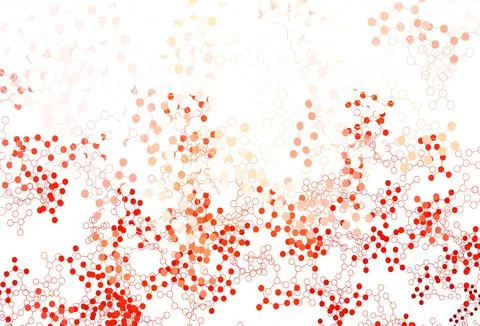 Light Red vector texture with artificial intelligence concept. Illustrazione stock