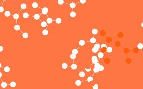 Light Red vector texture with artificial intelligence concept. Stock Illustration