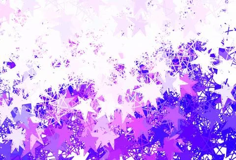 Light Red vector texture with beautiful stars. Illustrazione stock