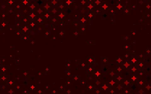 Light Red vector texture with beautiful stars. Stock Illustration