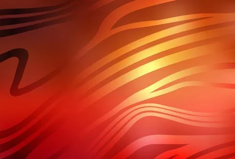Light Red vector texture with bent lines. Stock Illustration