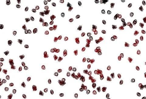 Light Red vector texture with disks. Stock Illustration