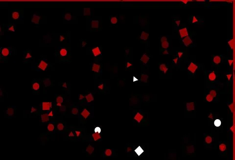 Light Red vector texture in poly style with circles, cubes. Illustrazione stock