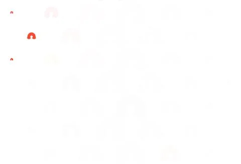 Light Red vector texture with rainbows, clouds. Illustrazione stock