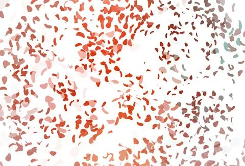 Light Red vector texture with random forms. Stock-Illustration