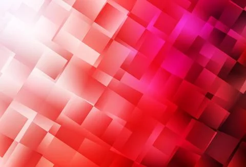 Light Red vector texture in rectangular style. Stock Illustration