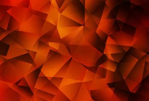 Light Red vector triangle mosaic background. Stock Illustration