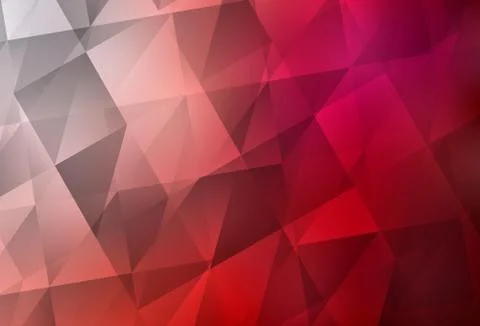 Light Red vector triangle mosaic background. Stock Illustration