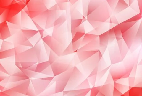 Light Red vector triangle mosaic background. Stock Illustration