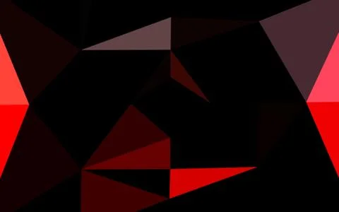 Light Red vector triangle mosaic cover. Stock Illustration