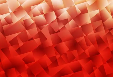 Light Red vector triangle mosaic template. Stock Illustration