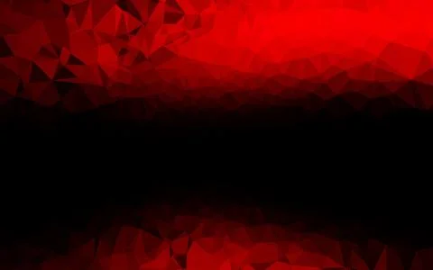 Light Red vector triangle mosaic texture. Stock Illustration