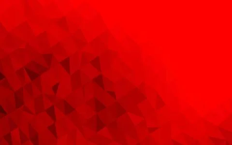 Light Red vector triangle mosaic template. Stock Illustration