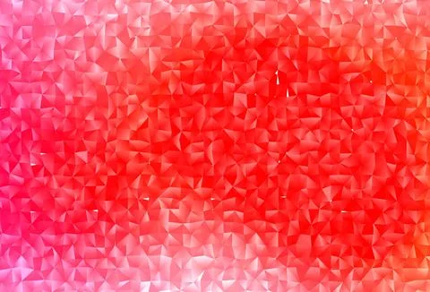 Light Red vector triangle mosaic cover. 스톡 일러스트