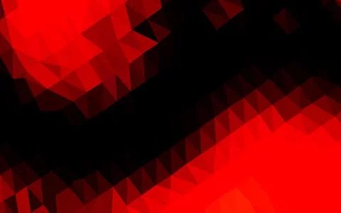 Light Red vector triangle mosaic template. Stock Illustration