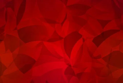 Light Red vector triangle mosaic template. Stock Illustration