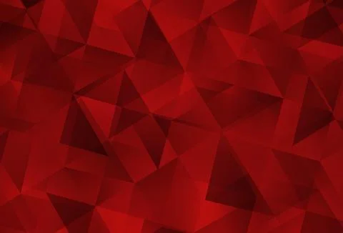 Light Red vector triangle mosaic texture. Stock Illustration