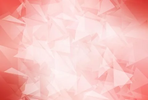 Light Red vector triangle mosaic template. Stock Illustration