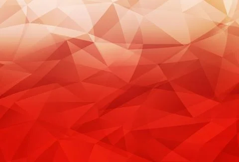 Light Red vector triangle mosaic background. Stock Illustration