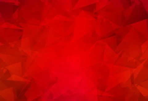 Light Red vector triangle mosaic texture. Stock Illustration