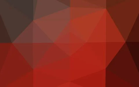 Light Red vector triangle mosaic cover. Stock Illustration