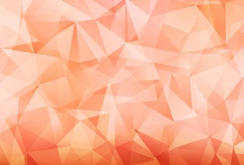 Light Red vector triangle mosaic background. Stock Illustration