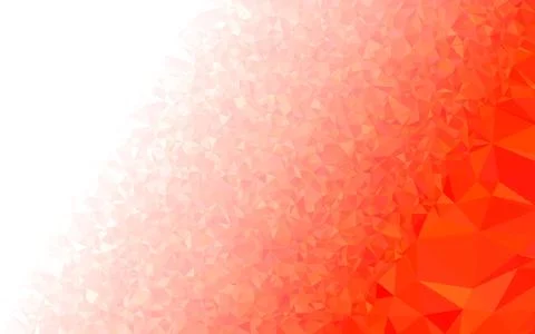 Light Red, White triangular low poly, Mosaic pattern Background, Vector illus Stockillustratie