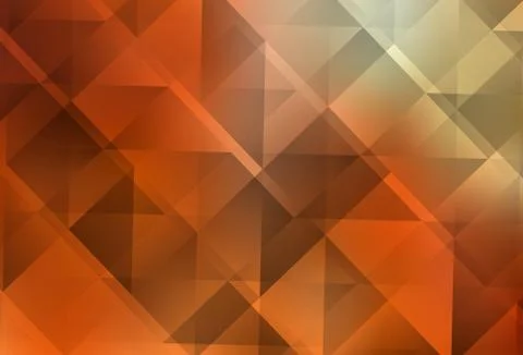 Light Red, Yellow vector abstract polygonal pattern. 스톡 일러스트