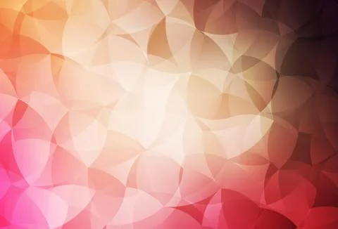 Light Red, Yellow vector abstract polygonal pattern. Stock Illustration