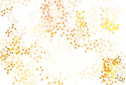 Light Red, Yellow vector backdrop with artificial intelligence data. Stock Illustration