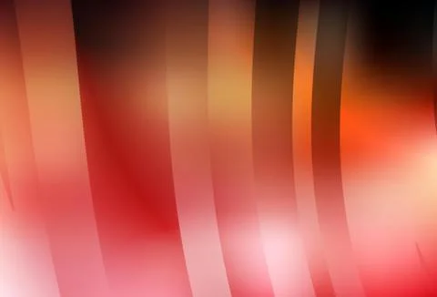 Light Red, Yellow vector backdrop with wry lines. Stock Illustration