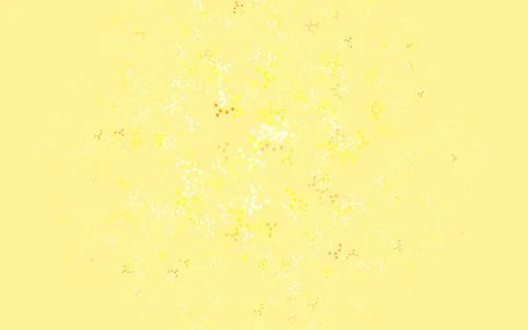 Light Red, Yellow vector backdrop with artificial intelligence data. Stock Illustration