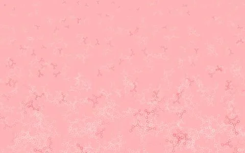 Light Red, Yellow vector backdrop with artificial intelligence data. Stock Illustration