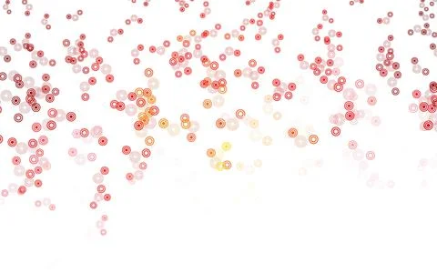 Light Red, Yellow vector backdrop with dots. イラスト素材