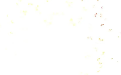 Light Red, Yellow vector backdrop with dots. イラスト素材