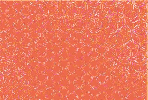 Light red, yellow vector background with bubbles. Stock Illustration