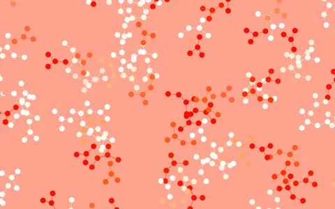 Light Red, Yellow vector background with forms of artificial intelligence. 스톡 일러스트