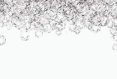 Light Red, Yellow vector background with bubbles. Stock Illustration