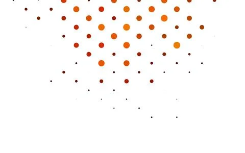 Light Red, Yellow vector background with bubbles. Stock Illustration